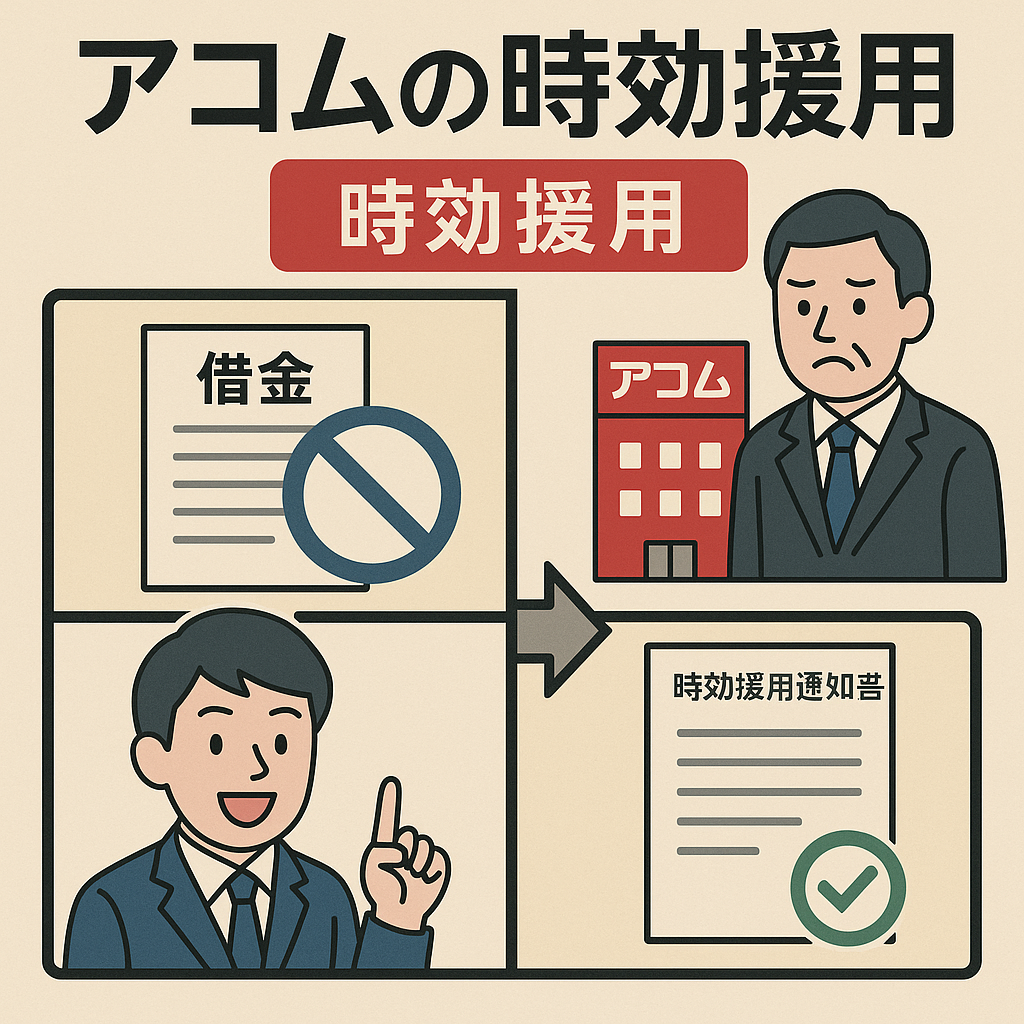 アコムからの借金は「時効援用」で消せる？条件・手続き・注意点を解説！